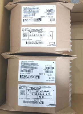 RK73H1JTTD2200F Bestand Vochtigheid van Chip Resistors Surface Mount SMD van de spoel de Dikke Film